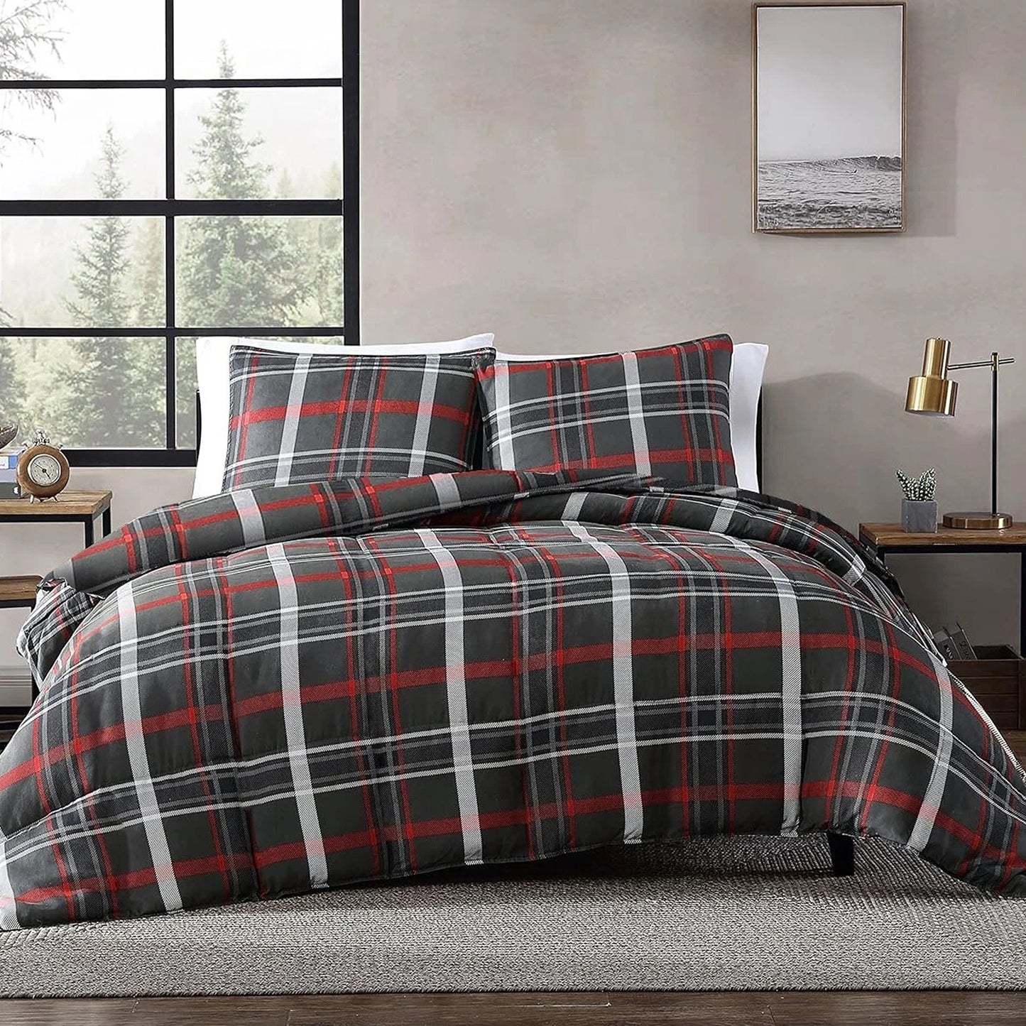 Prague Cotton Bedding Duvet Cover Set with Pillowcases