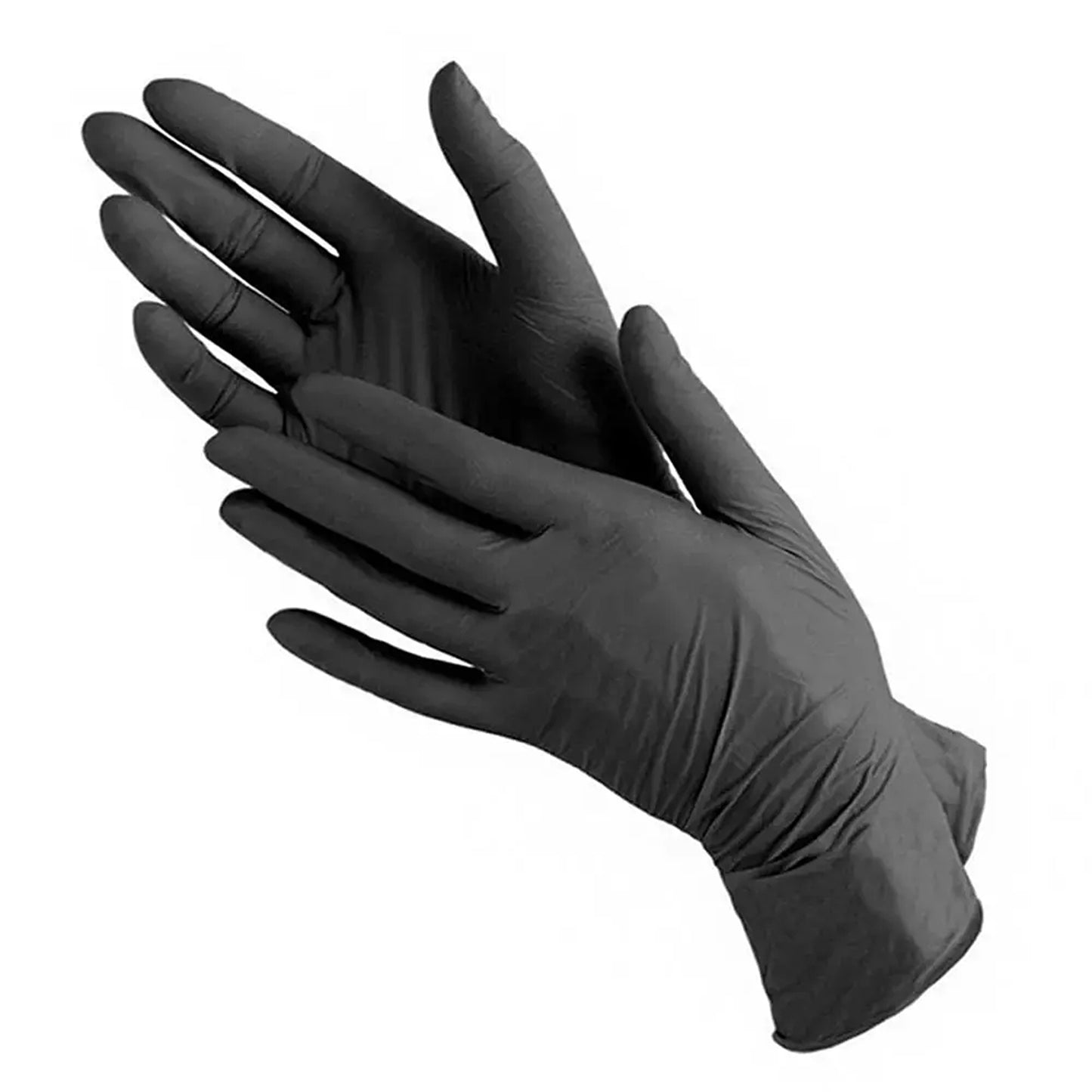 Industrial Mechanic Disposable Nitrile Gloves Rubber Blend Powder Free 100pcs