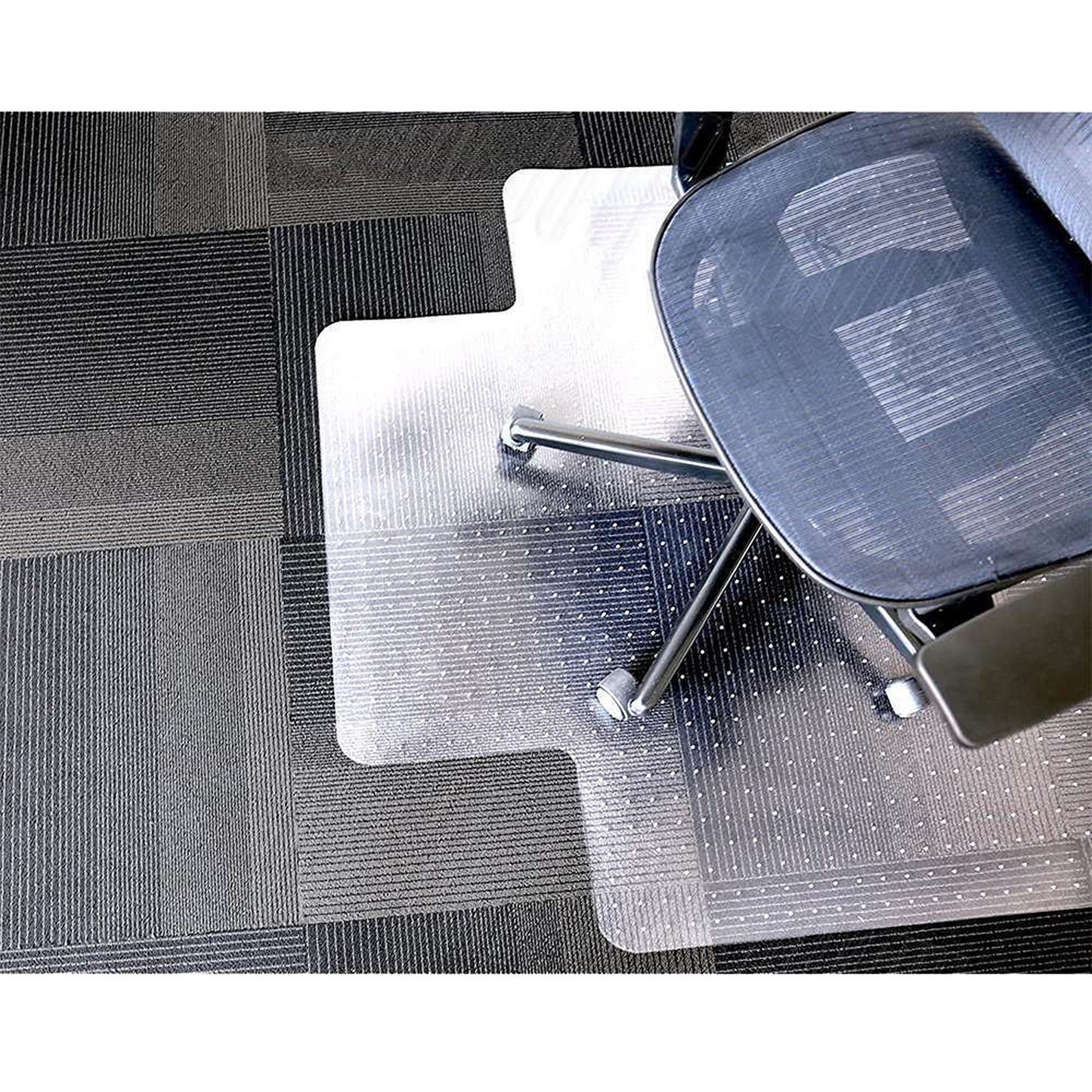 Clear PVC Office Chair Mat Non Slip Floor Carpet Protector