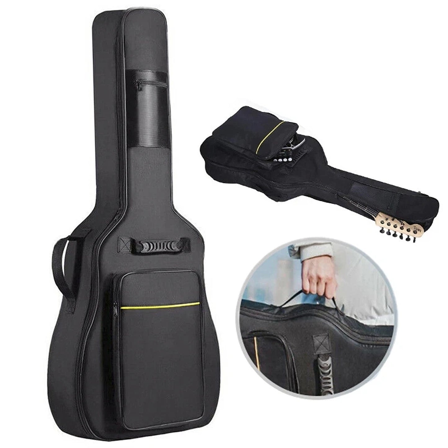 Guitar Bag Padded Gig Bag Double Strap Backpack