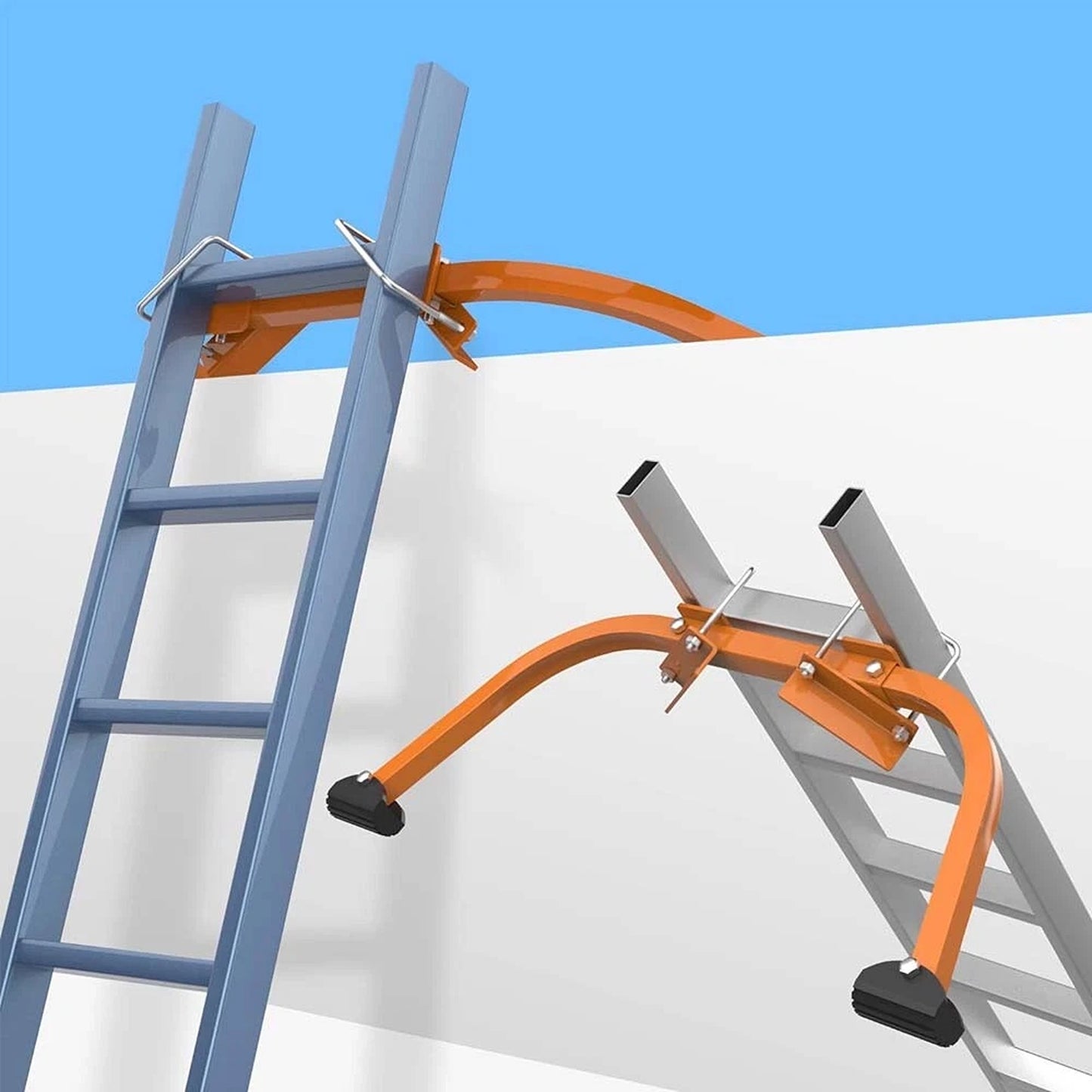 Heavy Duty Steel Ladder Stabilizer Roof Wall Standoff Accessory