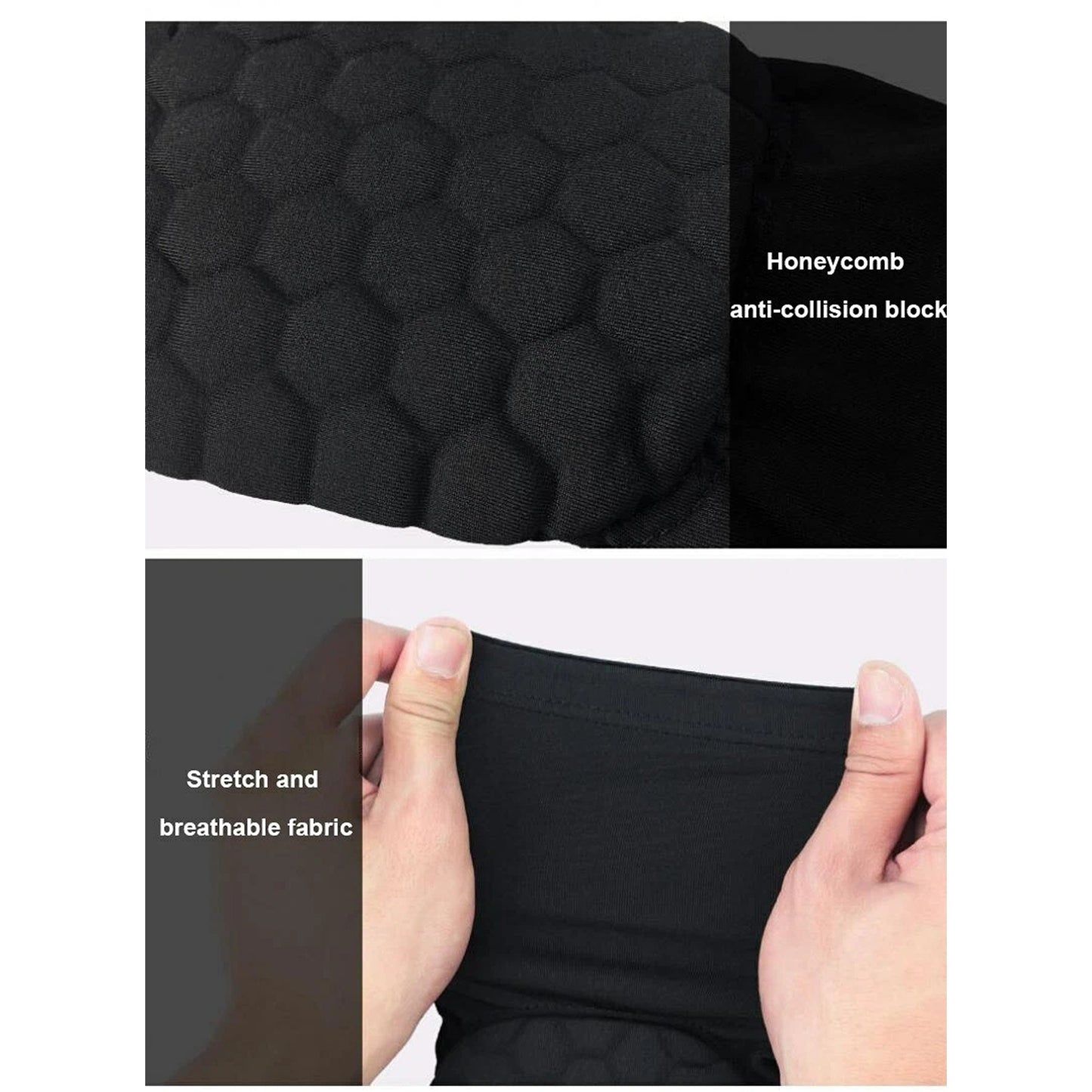 Black Sports Elbow Compression Sleeve Arm Guard Support