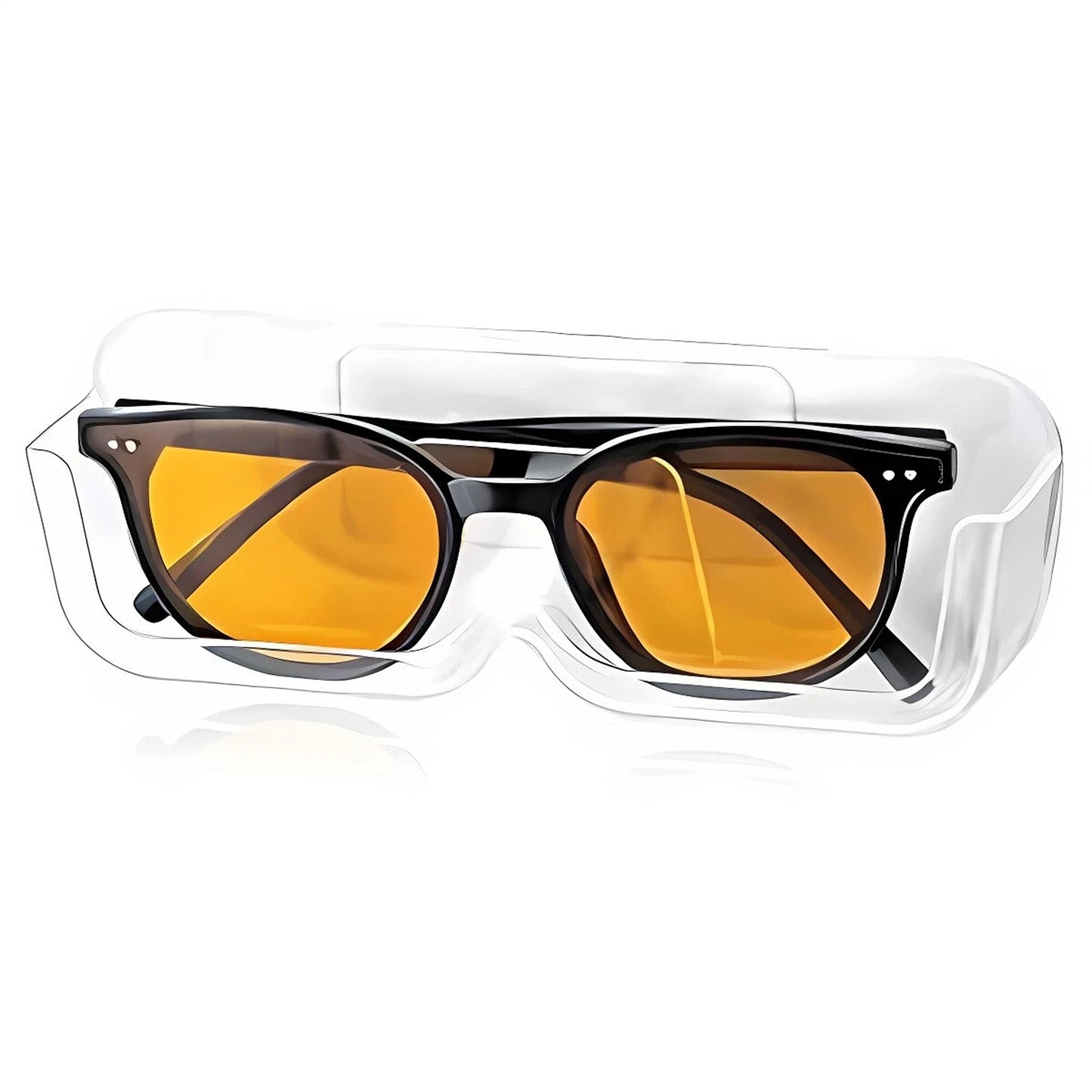6 Pack Wall Eyeglass Display Shelf and Storage Holder