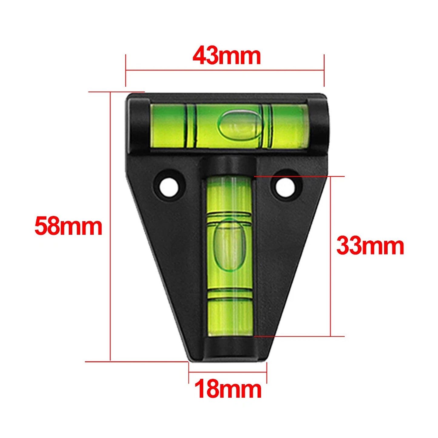 Bubble Level Set for Trailer Camper Boat and Car 2pcs
