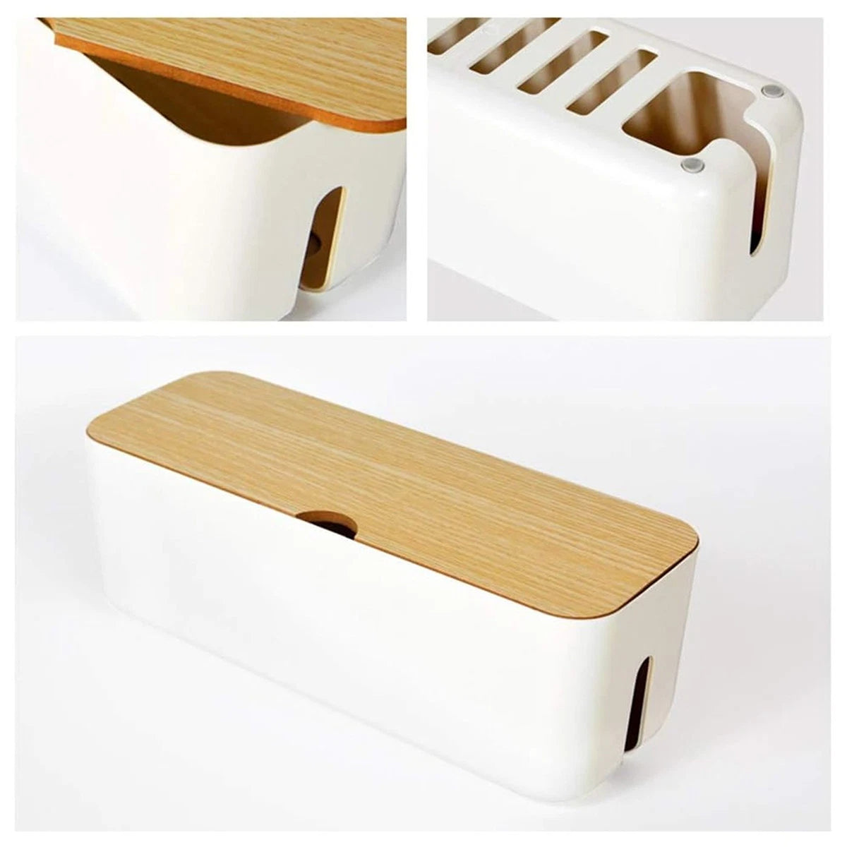 Cable Organizer Box Power Cord Storage Box Fireproof Dustproof