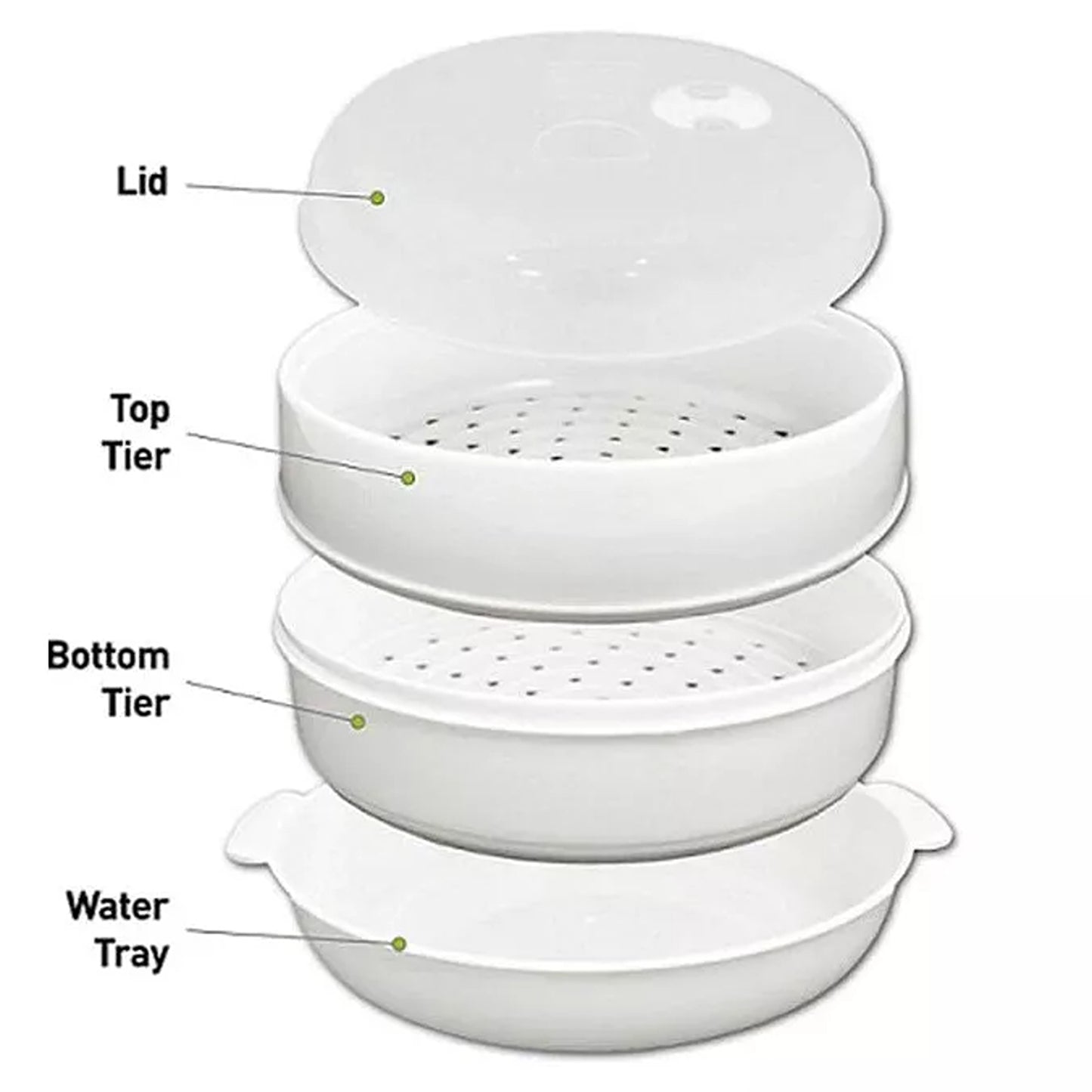 Double Layer Microwave Steamer for Quick and Healthy Cooking