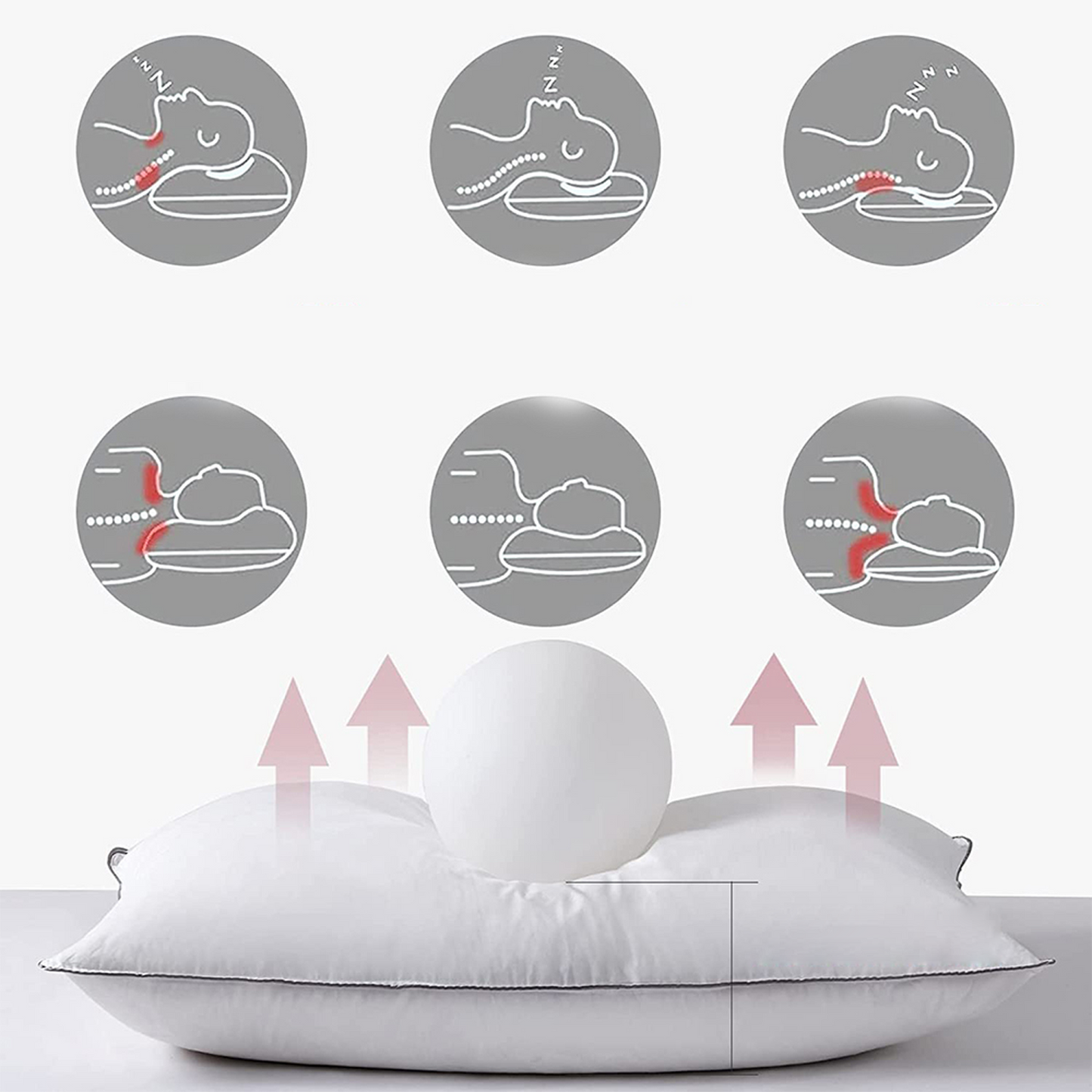 Hotel Queen King Cooling Pillows - Set of 2