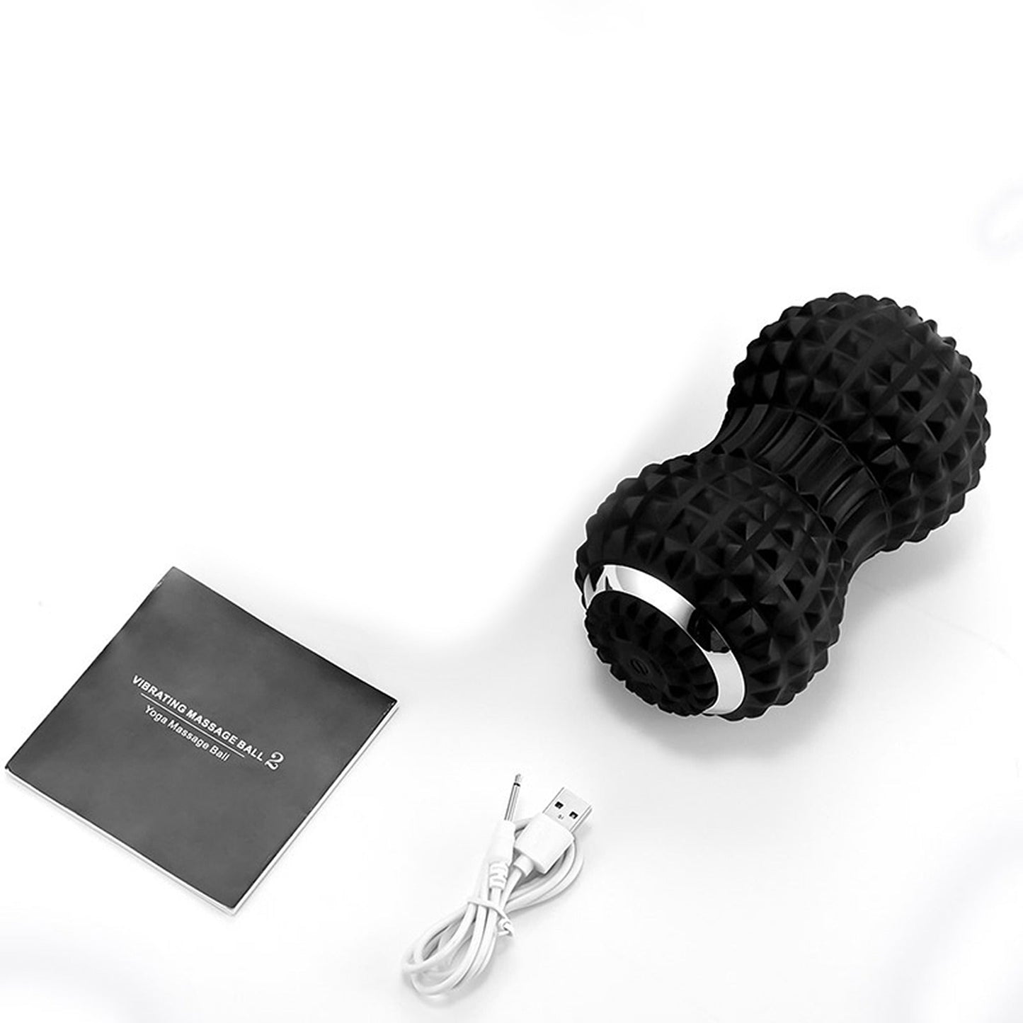 Vibrating Massage Roller Gym Spine Back Muscle Relaxation - Blue
