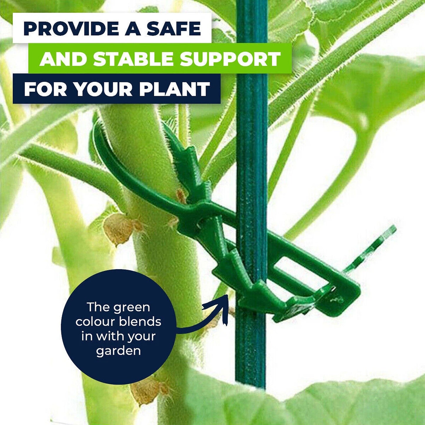 30 Piece Plant Ties Reusable Adjustable Gentle Support 22 cm