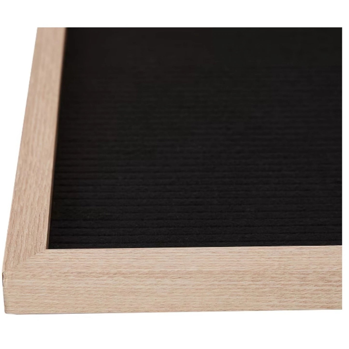 A3 Wooden Frame Felt Letter Board Message Board with Symbols and Numbers