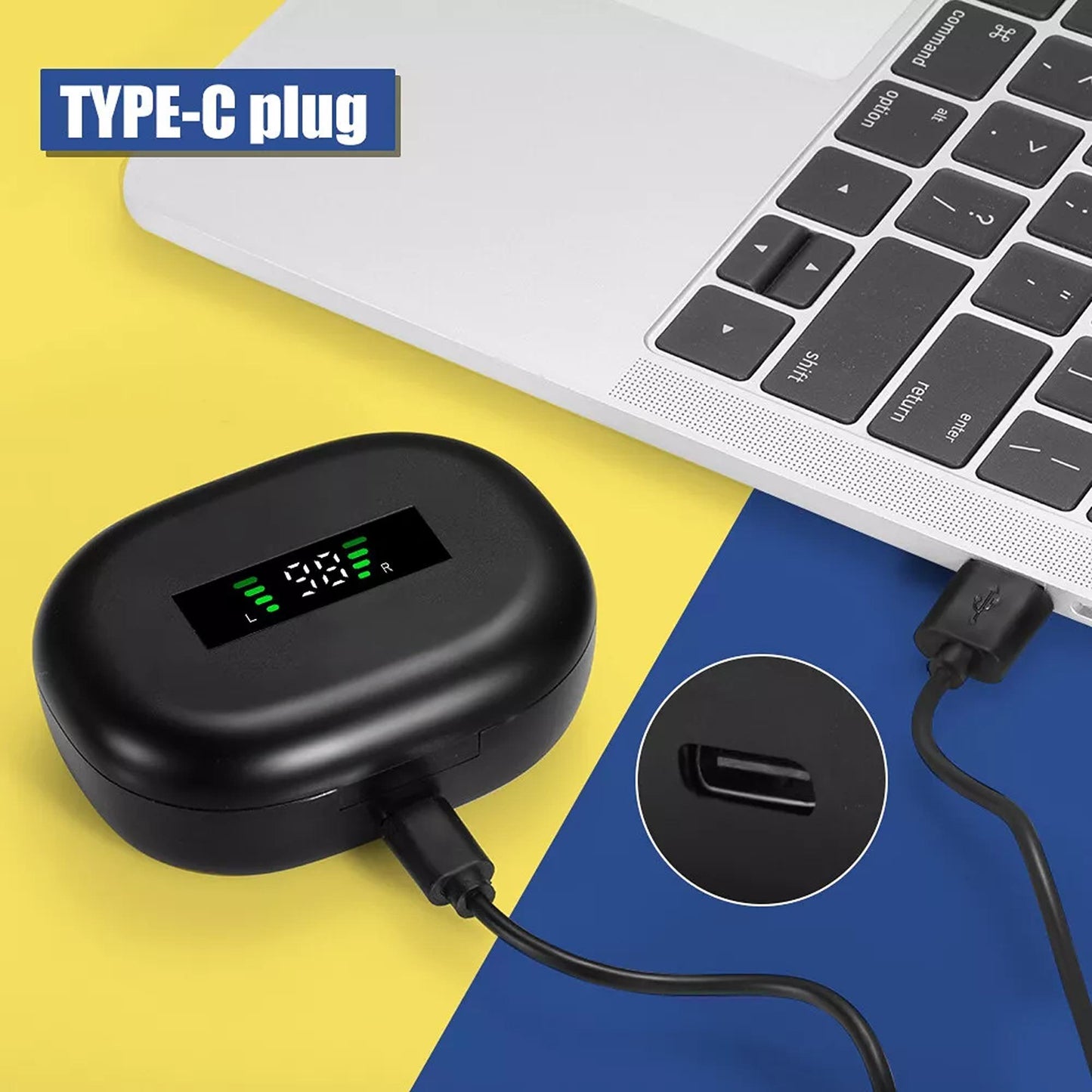 Sweatproof Wireless Bluetooth Earphones with Mic for Sports and Gym