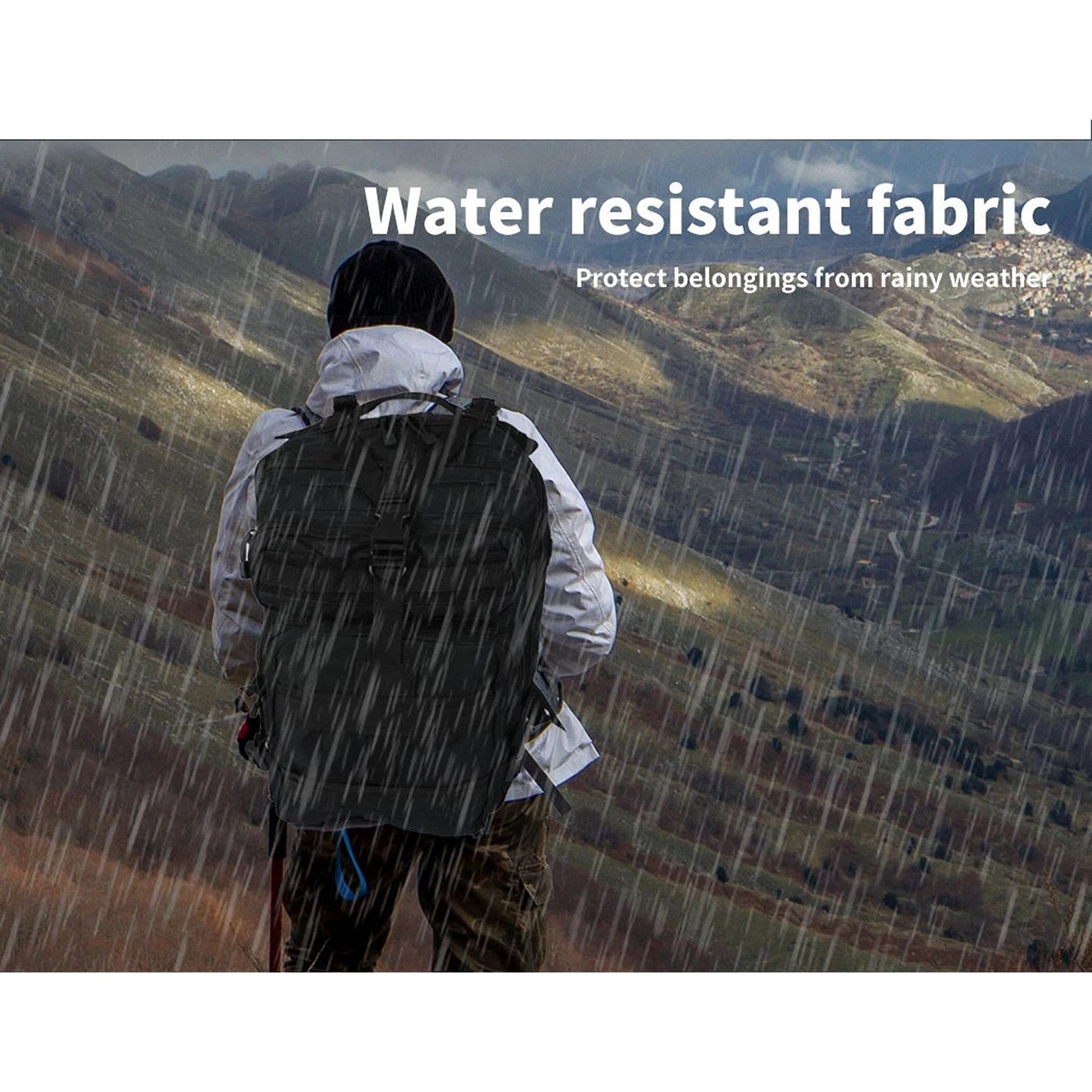 Tactical Backpack Military Rucksack for Hiking and Camping