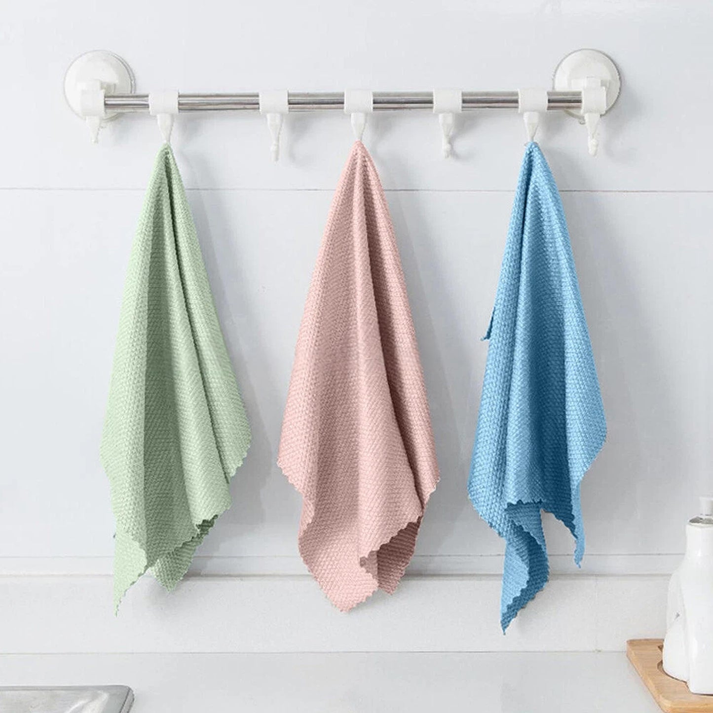 Magic Nano Cloths 5 Pack for Dishwashing and Glass Cleaning