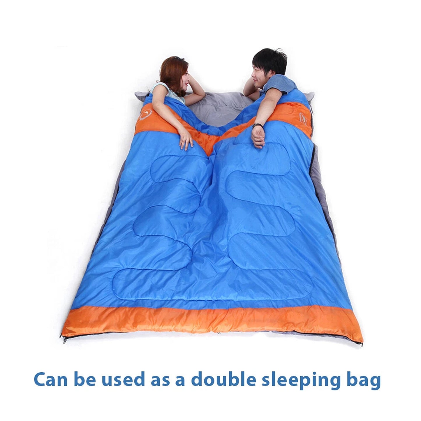 Large Double Sleeping Bag for Cold Weather Camping