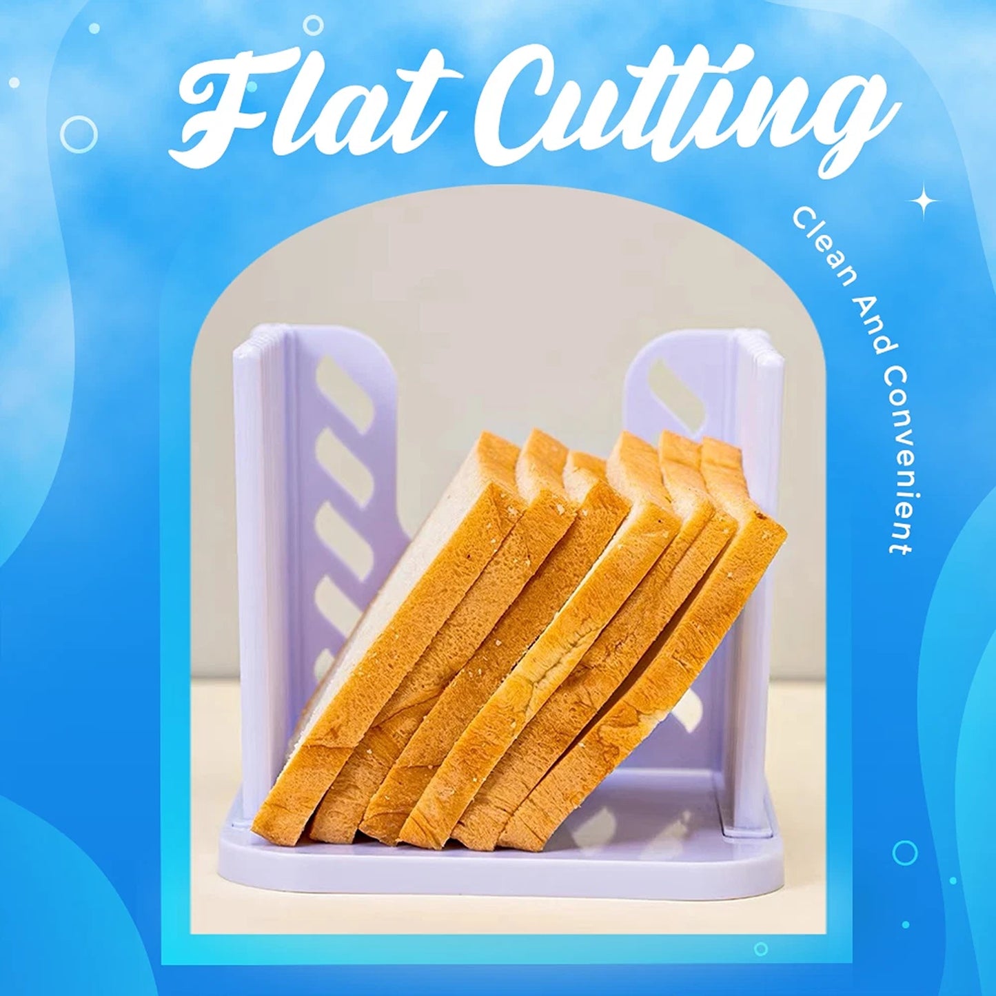 Bread Slicer Cutter Guide Tool For Loaf Toast Kitchen Use