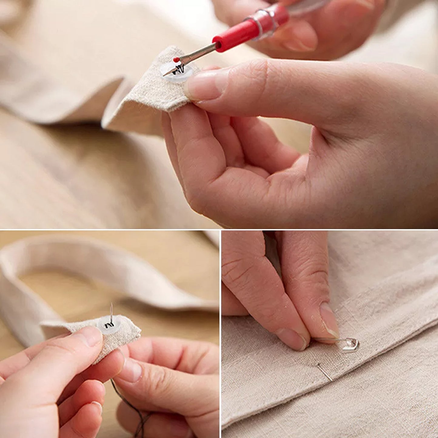 Portable Sewing Kit for Home and Travel with Thread Needles and Case