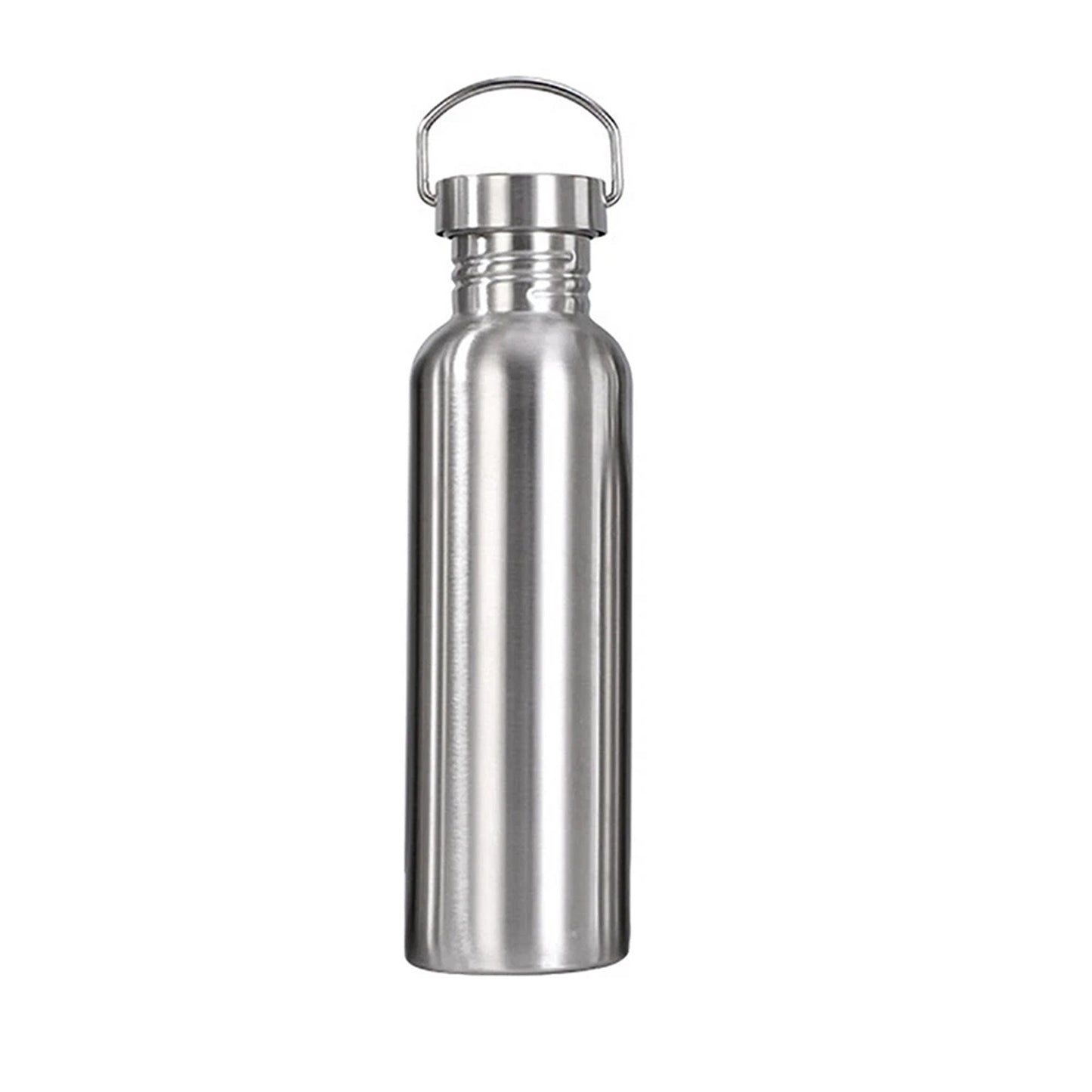 750ml Stainless Steel Motivational Water Bottle Sports Drink Flask