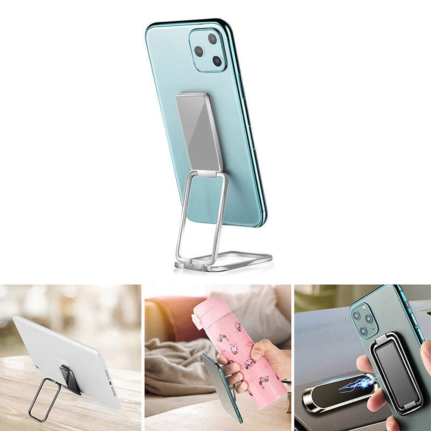 Magnetic Phone Ring Holder and Car Mount Universal for iPhone iPad and Android