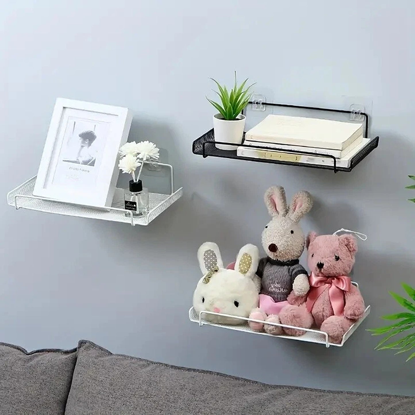 Wall Mounted Shelf for WiFi Router and Electronic Accessories
