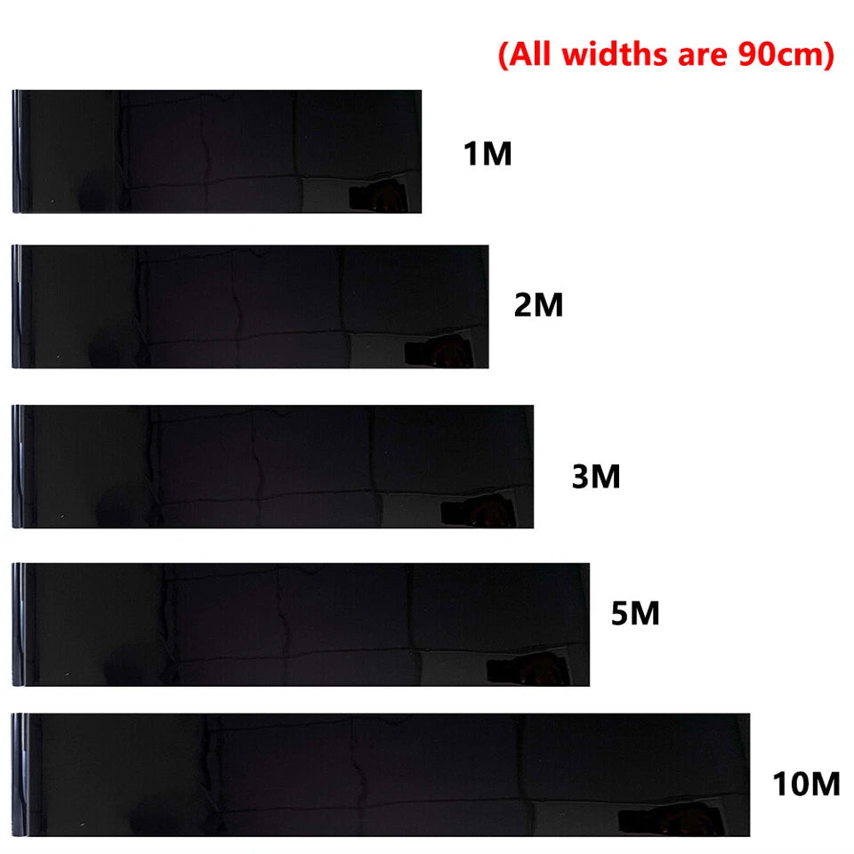 Blackout Static Cling Window Glass Film Privacy Protection To Block Sun Decor