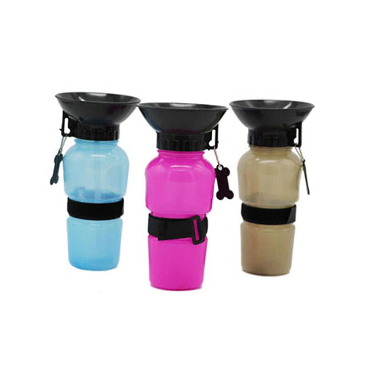 Portable Dog and Cat Water Bottle Detachable Travel Pet Feeder