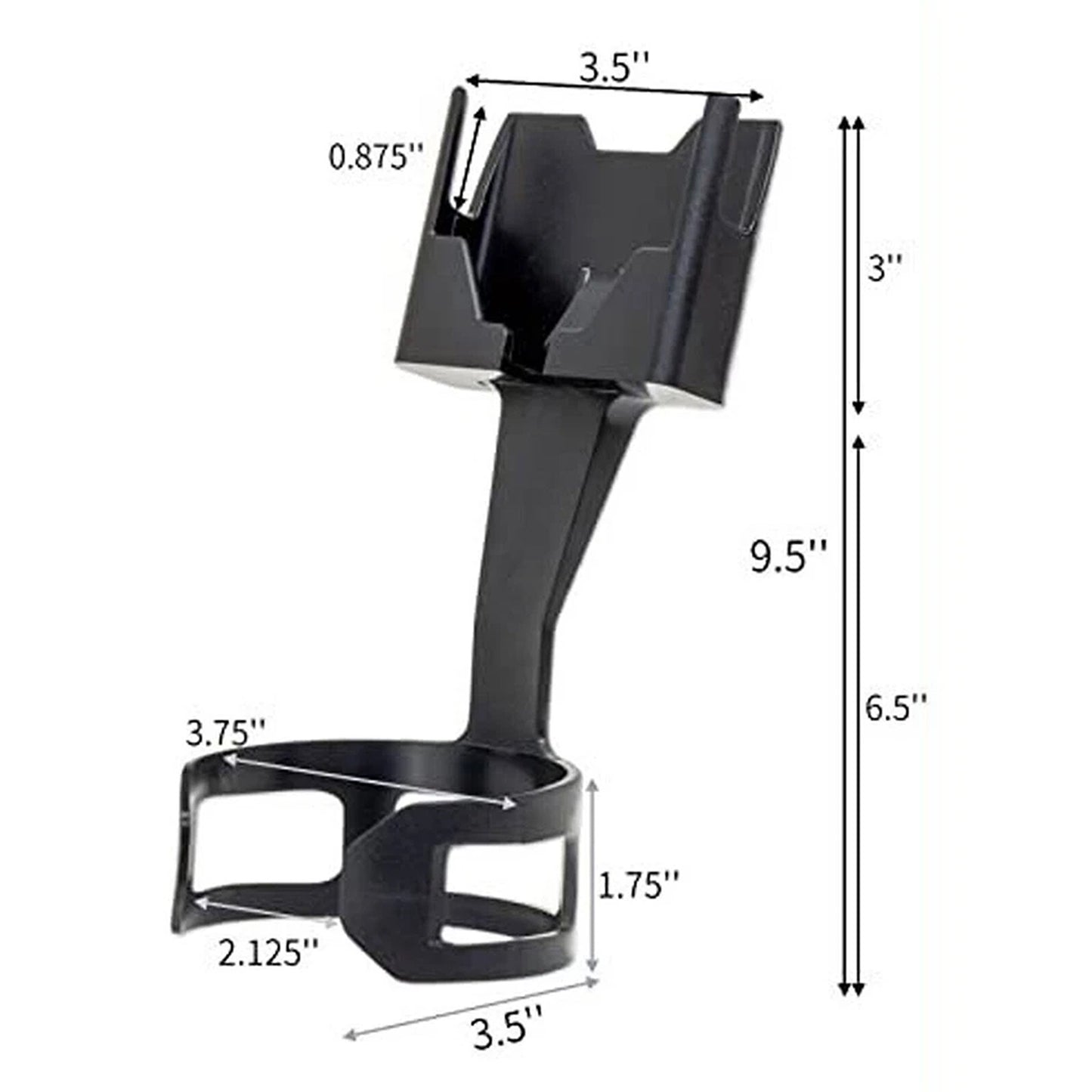 2 in 1 Adjustable Car Cup Holder Phone Stand