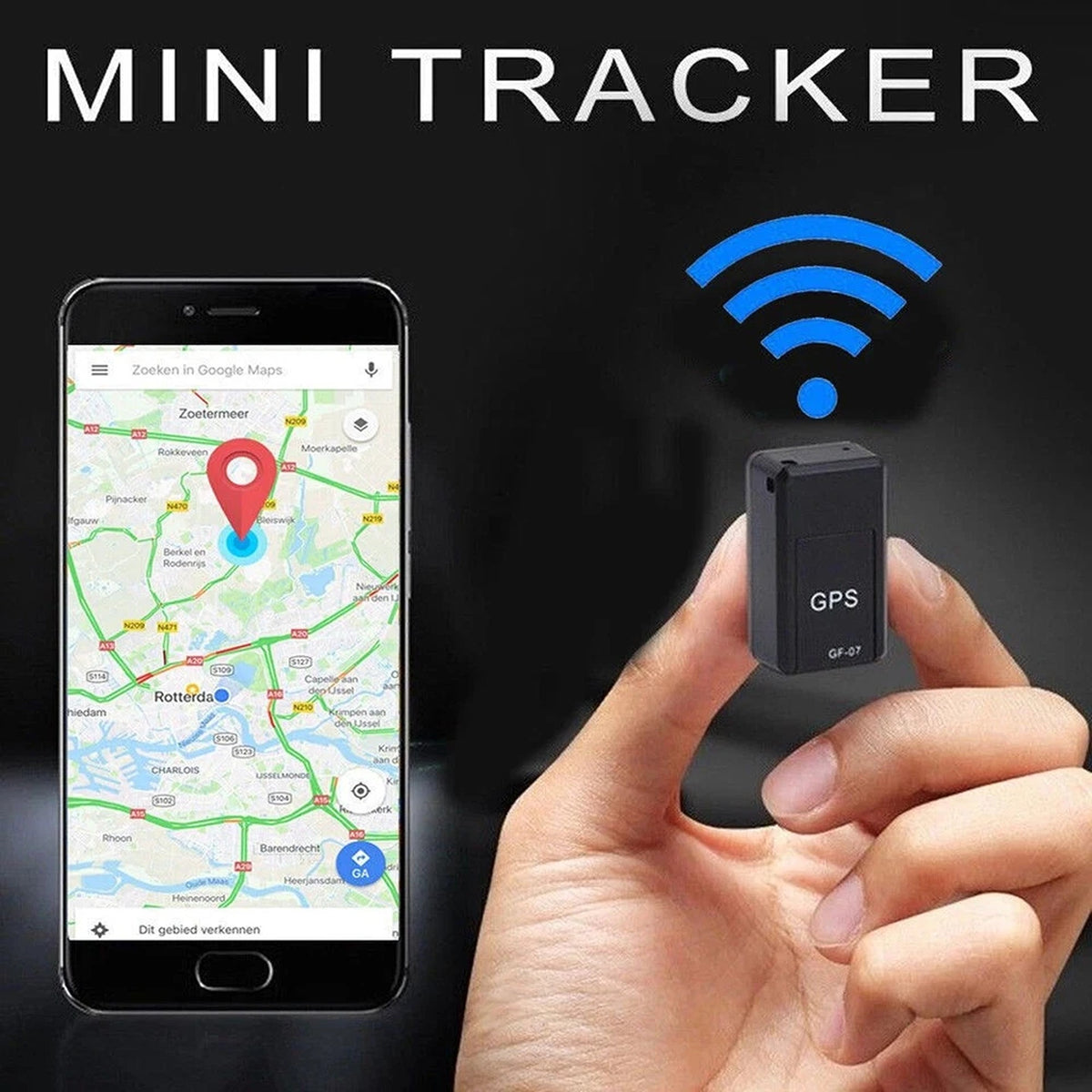 Mini GPS Tracker Magnetic Real Time Locator for Cars Kids and Dogs