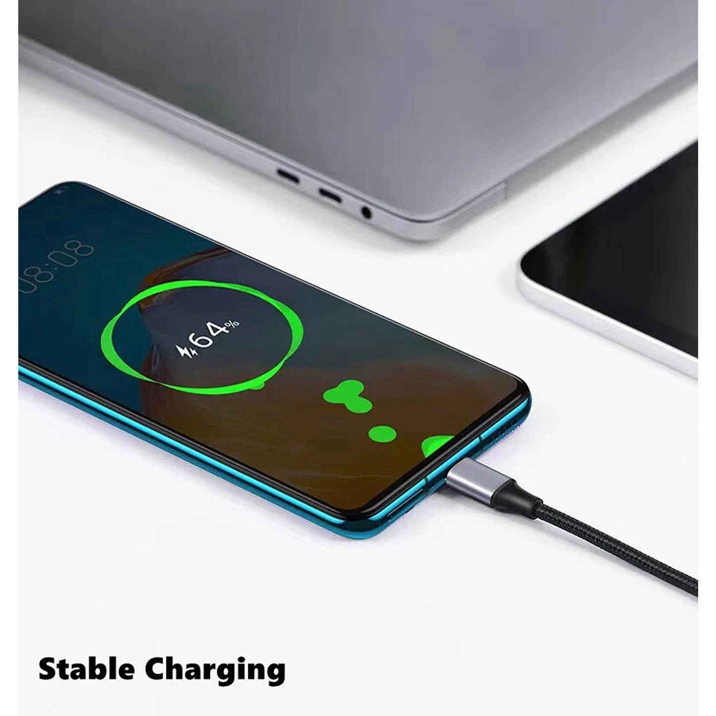 2m PD 60W USB C To USB C Fast Charging Data Cable For iPhone 15 Samsung