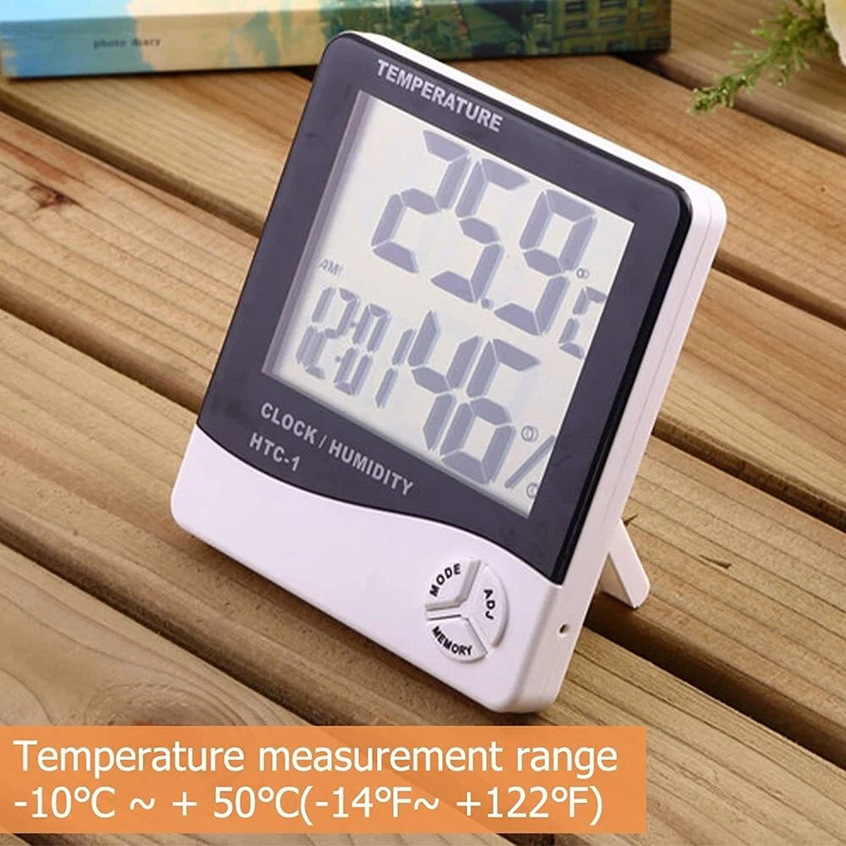 Digital Thermometer and Humidity Meter with LCD Hygrometer 2pcs