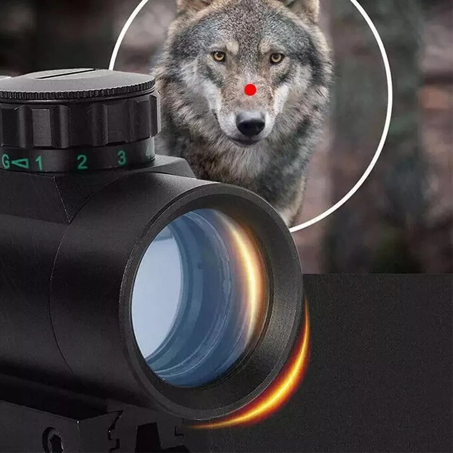 Tactical Reflex Sight Compatible with 11mm and 20mm Rails