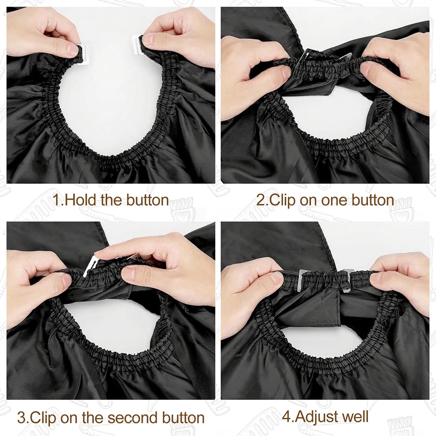 Hairdressing Cape for Salon and Home Use