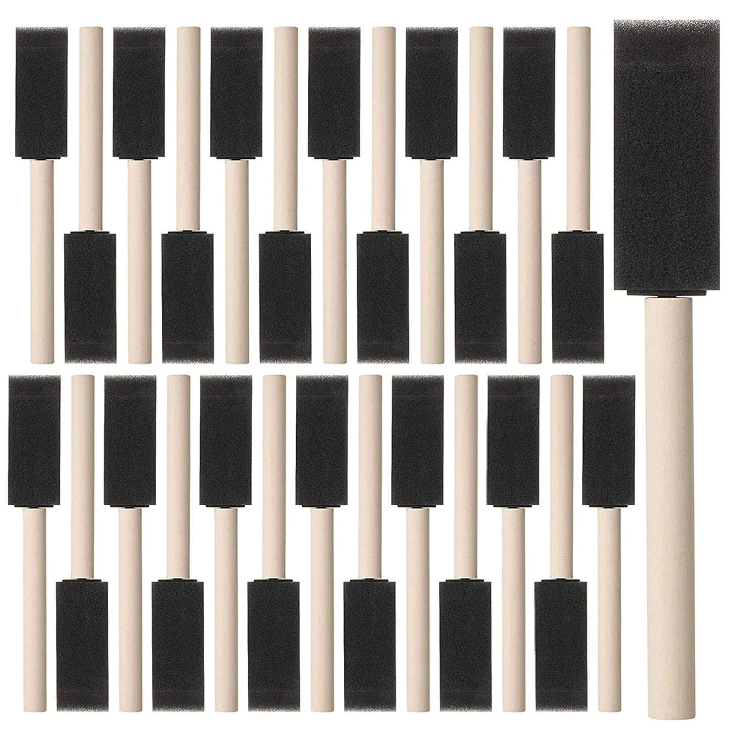 20pcs Foam Sponge Paint Brushes for Arts and Crafts