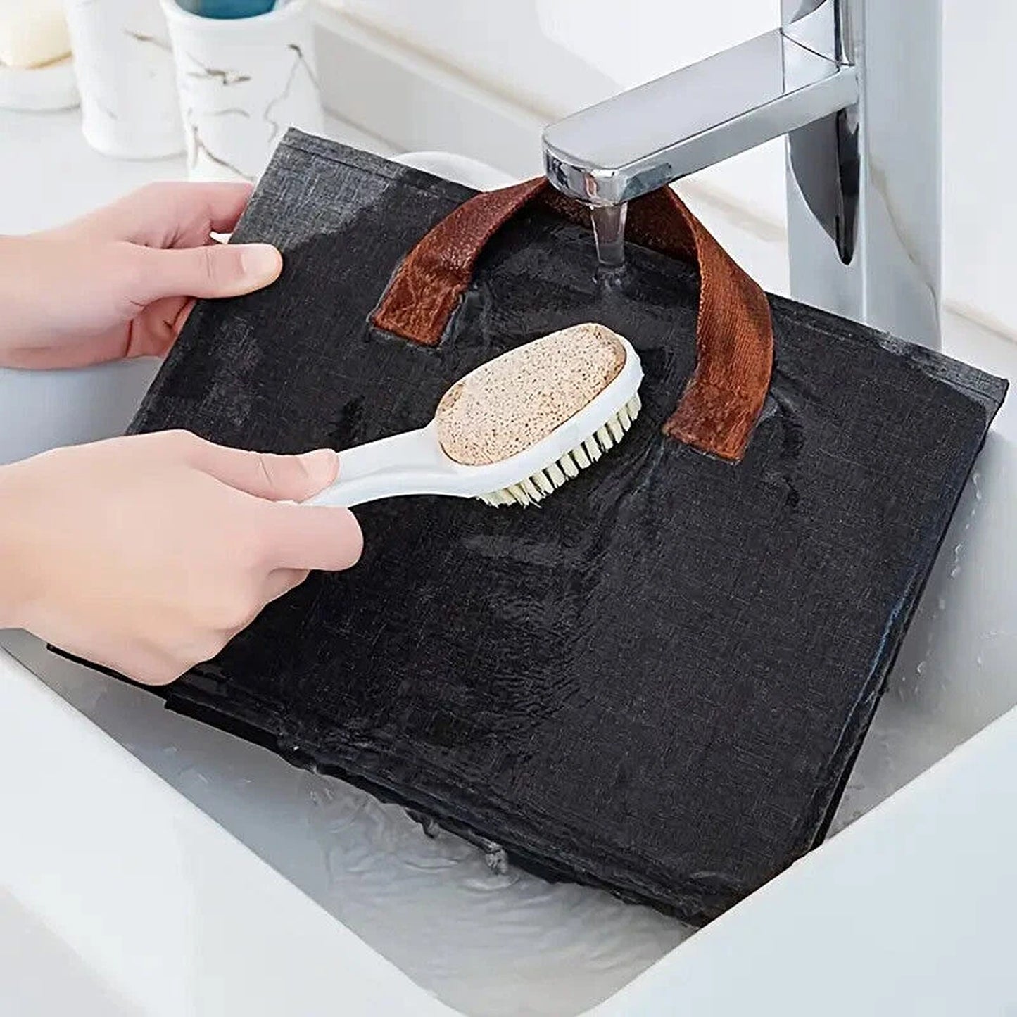 Beige Fabric Clothes Storage Organizer Boxes 4 Piece Set