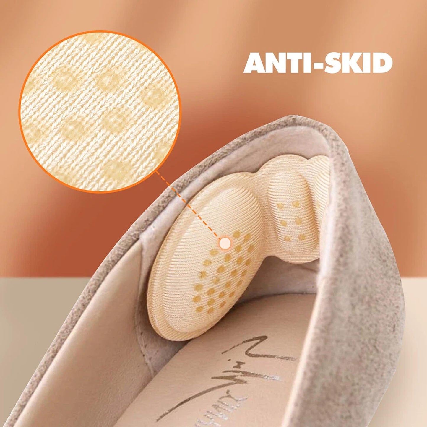 Heel Insole Heel Protector Heel Pad Shoe Liner Shoe Insert Heel Grip 4pcs