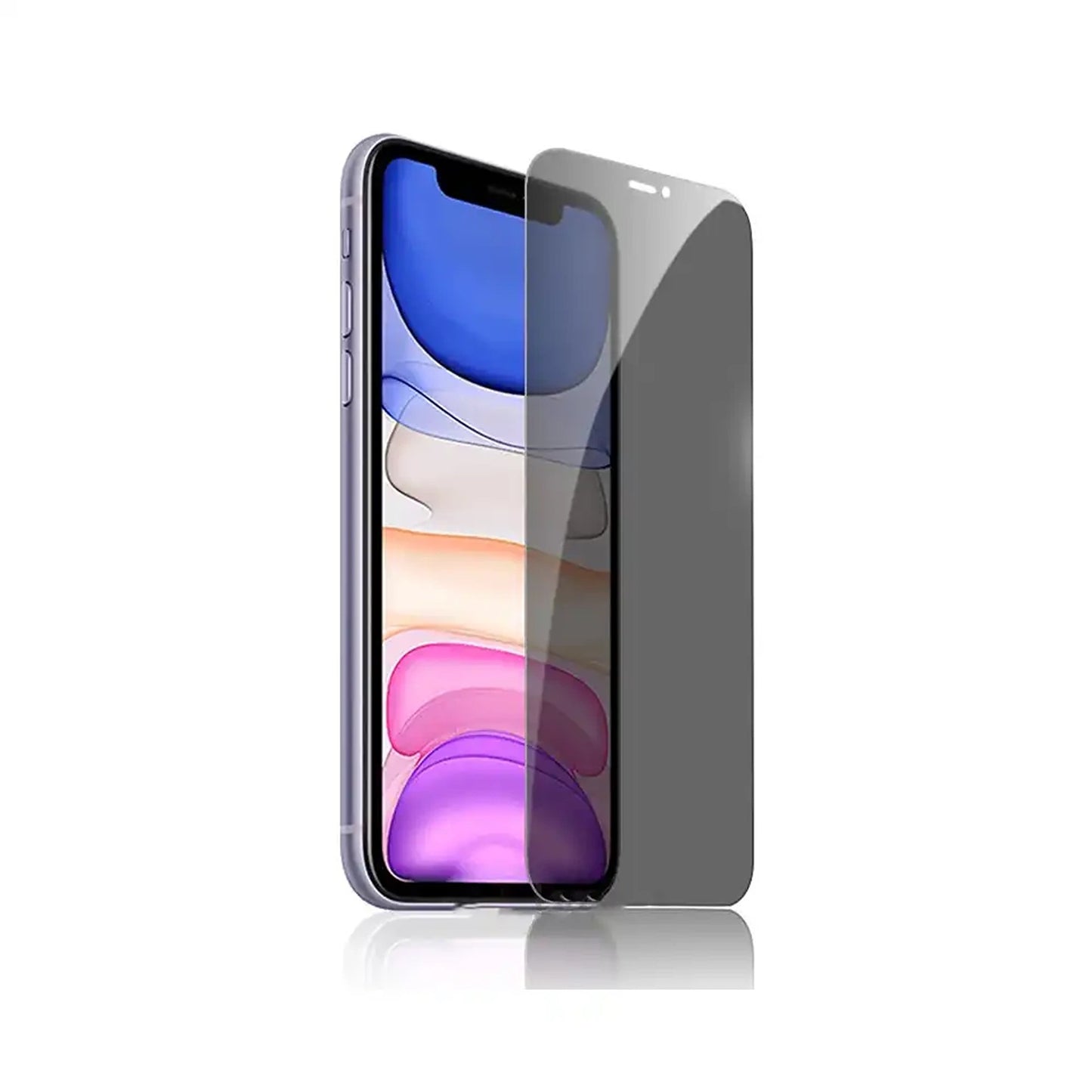 Tempered Glass Screen Privacy Protector for iPhone 15/14/13/12/11/Pro/Max/XR/XS - 2pcs