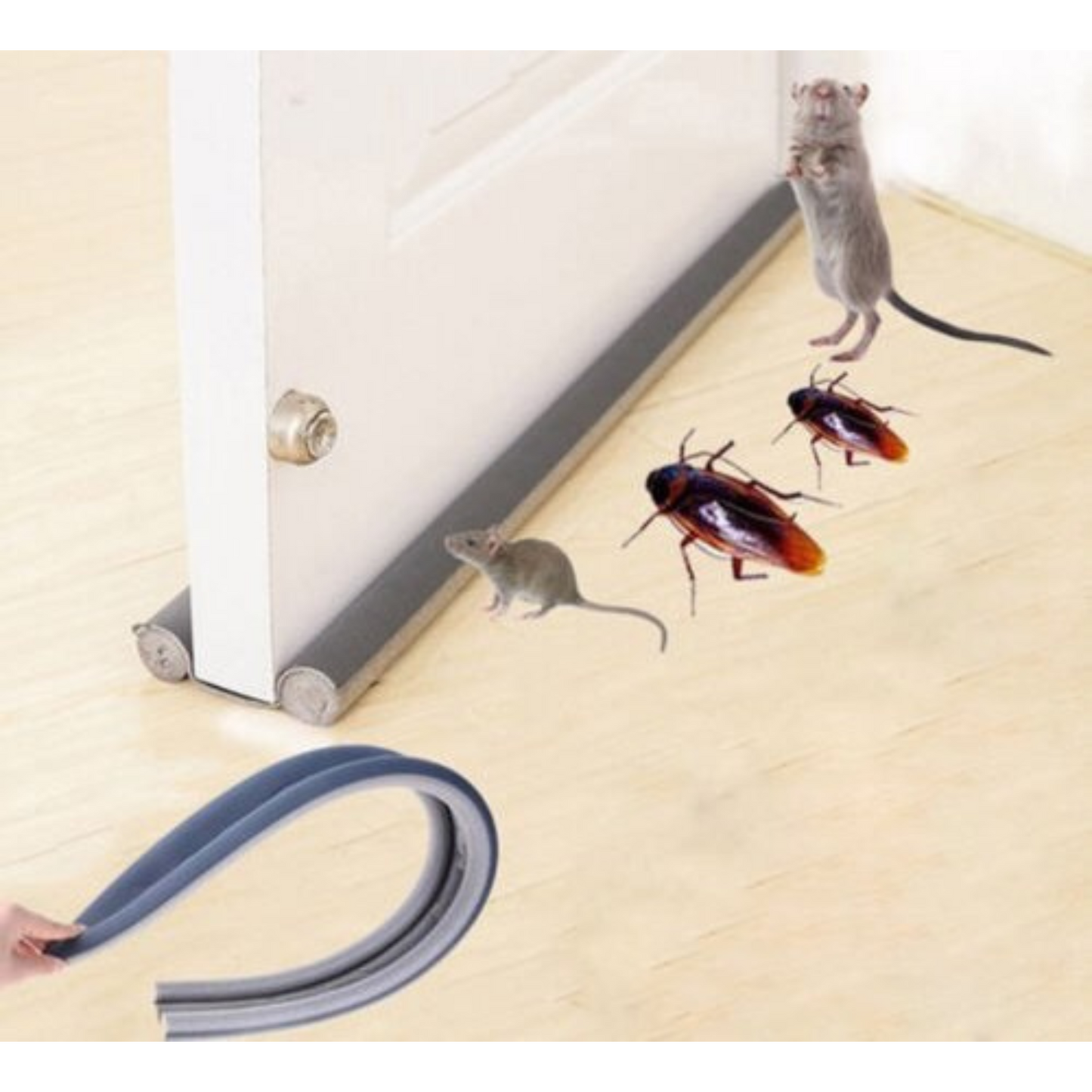 Double Sided Door Snake Draft Stopper Seal