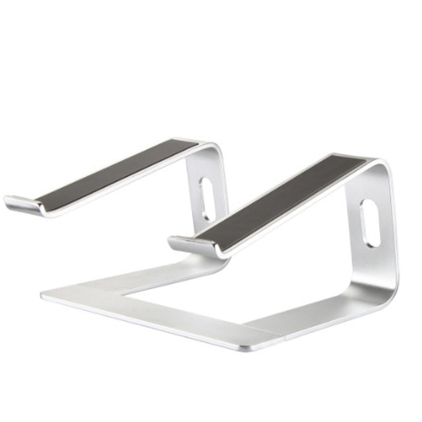 Silver Adjustable Laptop Stand Compatible With Microsoft Surface Apple MacBook