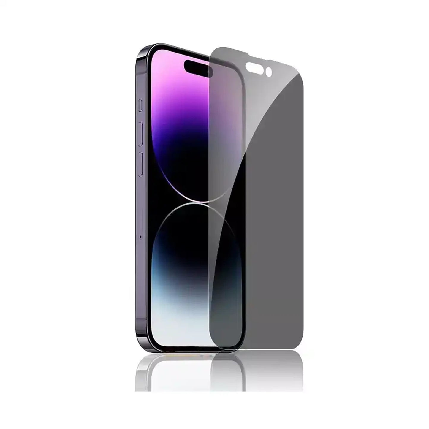 Tempered Glass Screen Privacy Protector for iPhone 15/14/13/12/11/Pro/Max/XR/XS - 2pcs