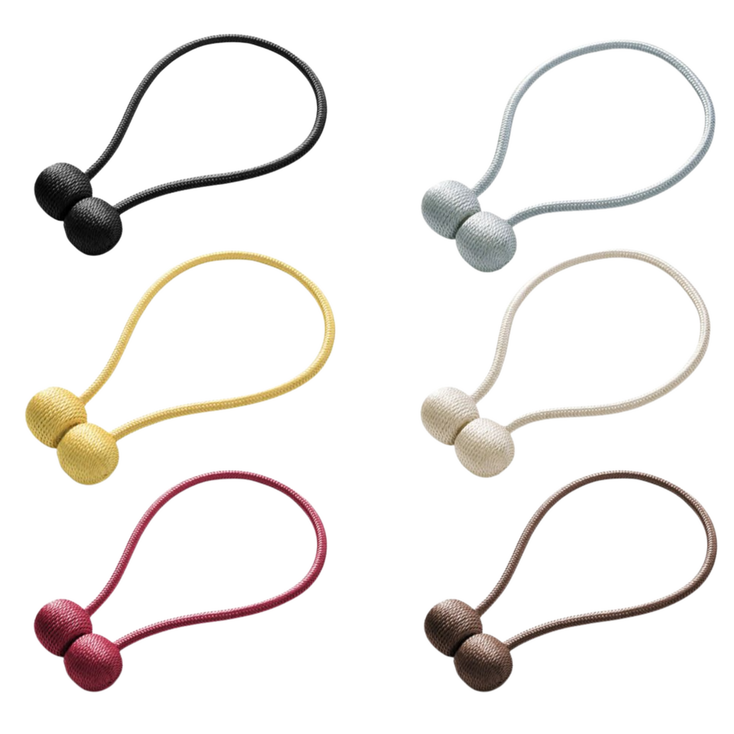 Magnetic Ball Curtain Tiebacks Hooks 2x