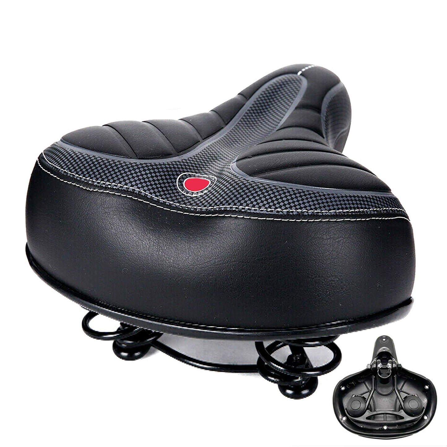 Big Bum Comfort Cushion Wide Gel Cruiser Bike Saddle