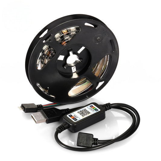 5V Bluetooth USB RGB LED Strip Lights IP65 Waterproof 300 LEDs