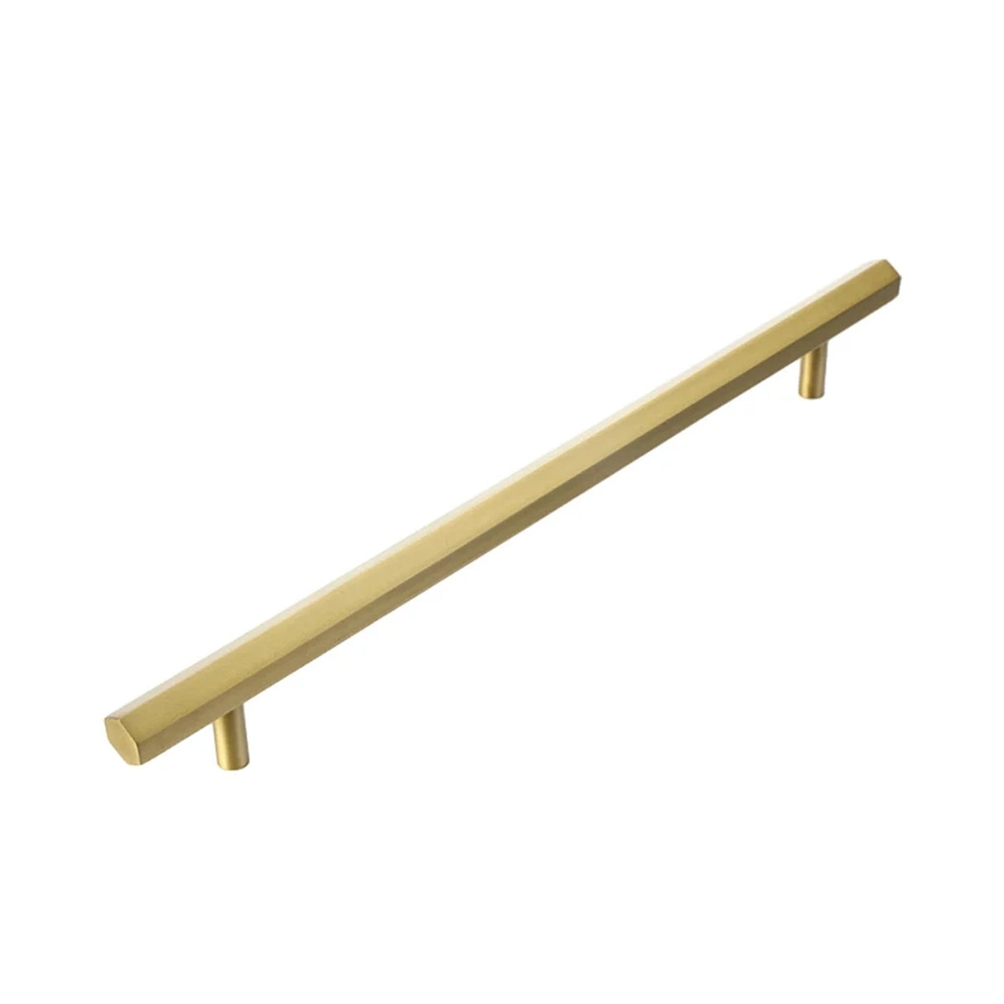 Gold Wardrobe Door Handle Modern Simple Hexagonal Long Pull for Cabinet Drawer