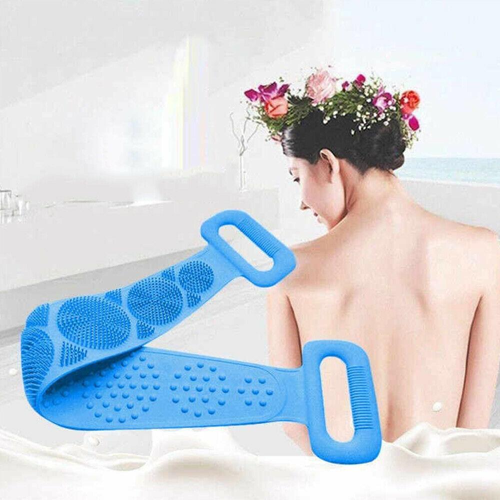 Silicone Bath Exfoliating Back Strap Scrubber