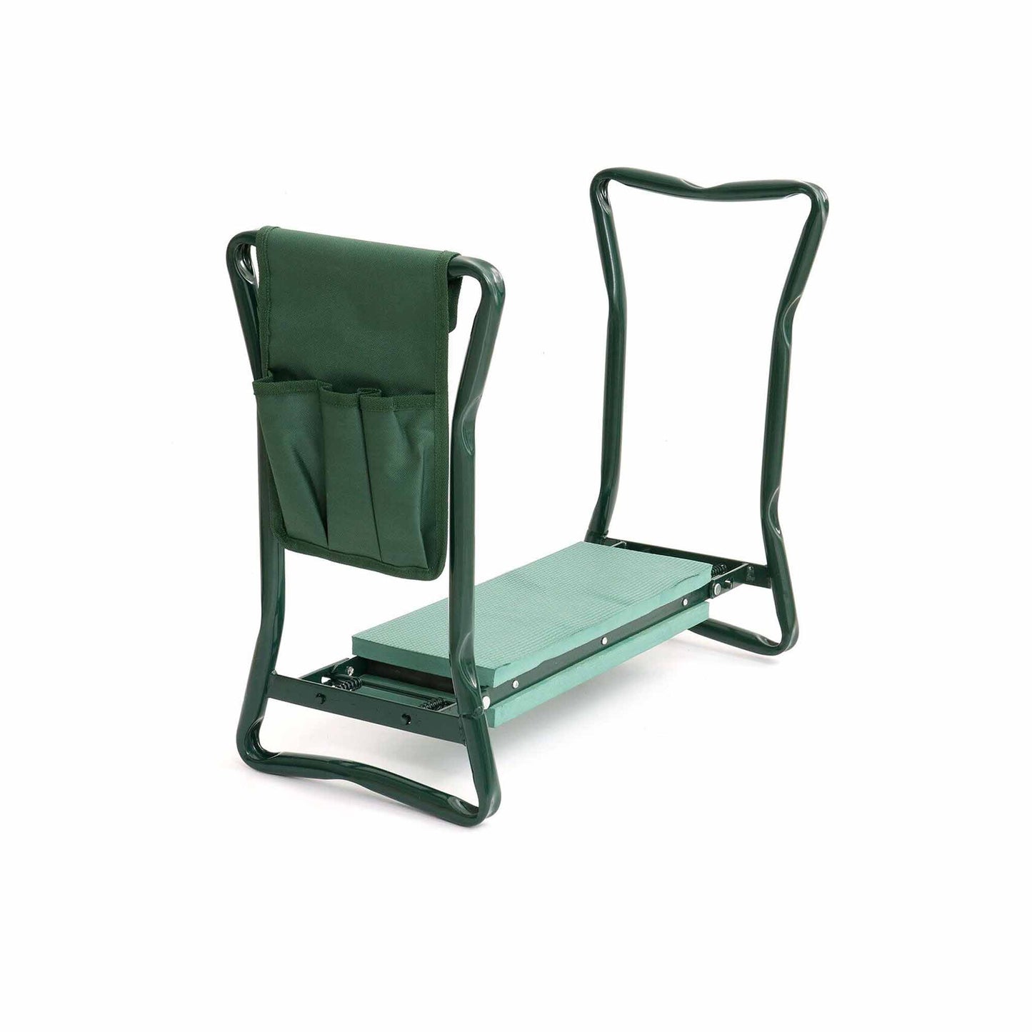 Garden Kneeler Iron Seat Foldable Pad Tool