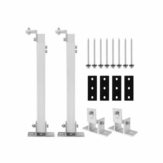 RV Flat Solar Panel Bracket Adjustable 2pcs