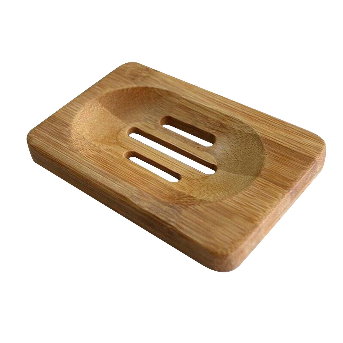Home Bathroom Bamboo Soap Storage Shower Plate