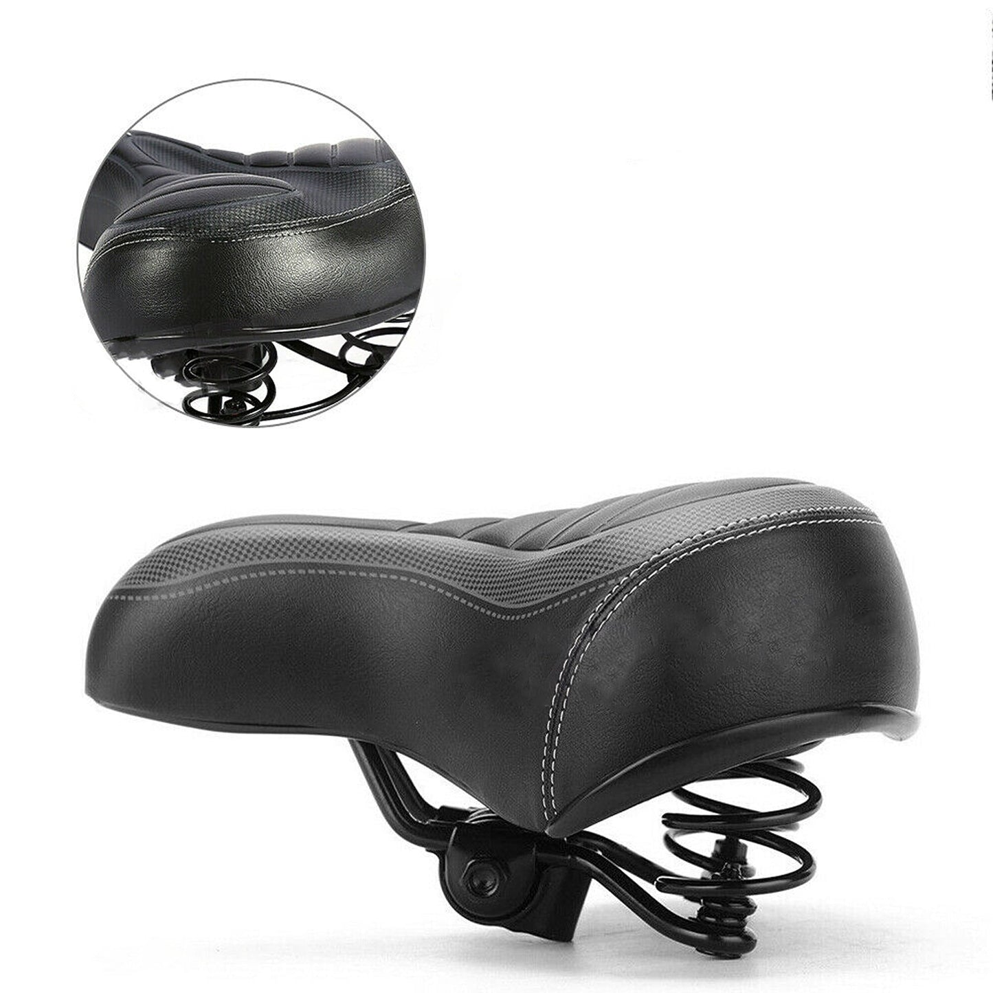 Big Bum Comfort Cushion Wide Gel Cruiser Bike Saddle