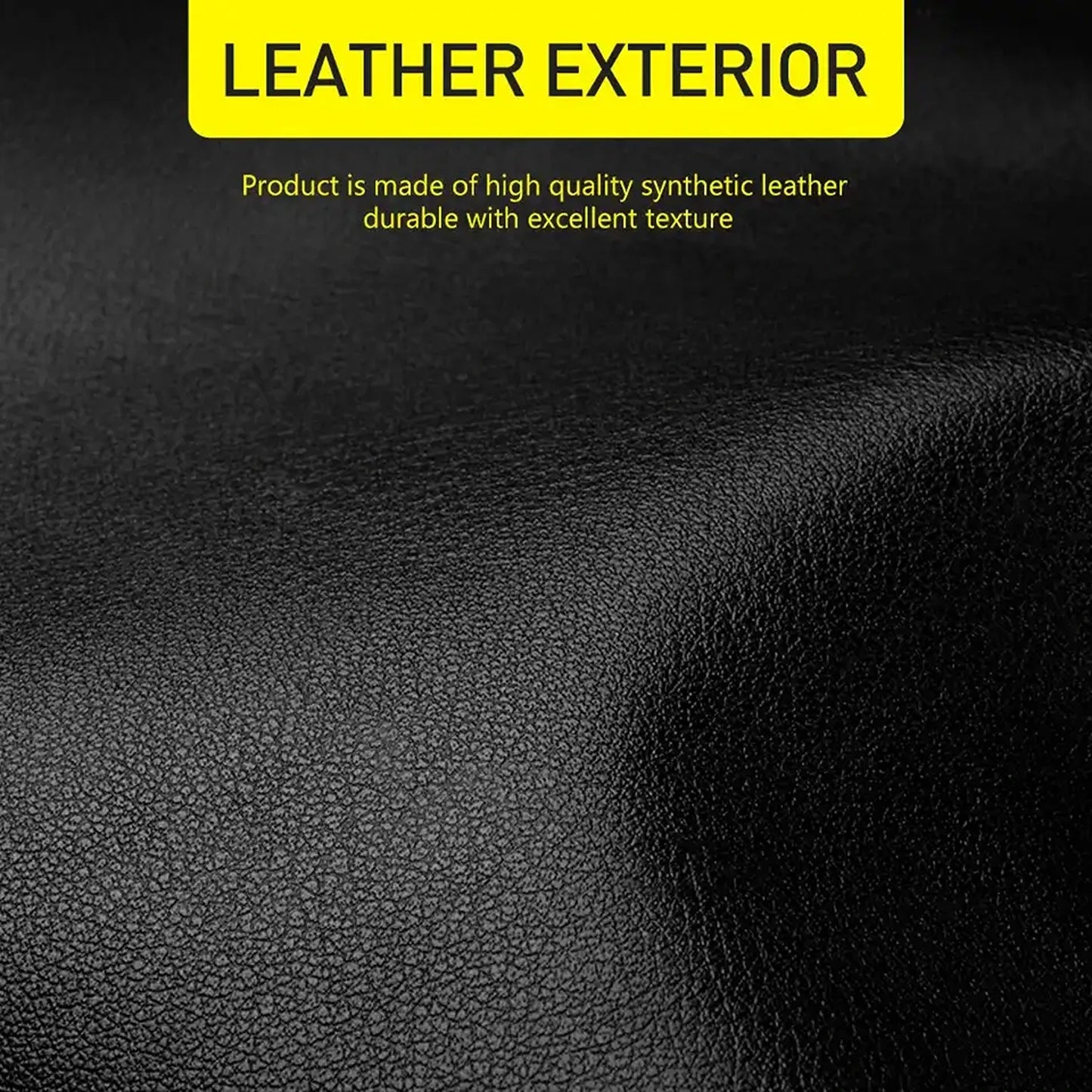 For iPad Black Leather Case Cover