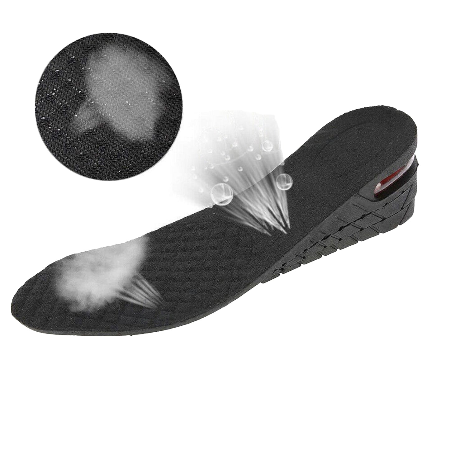 Shoes Insoles Air Cushion Height Increase Gel Inserts Taller Lifts