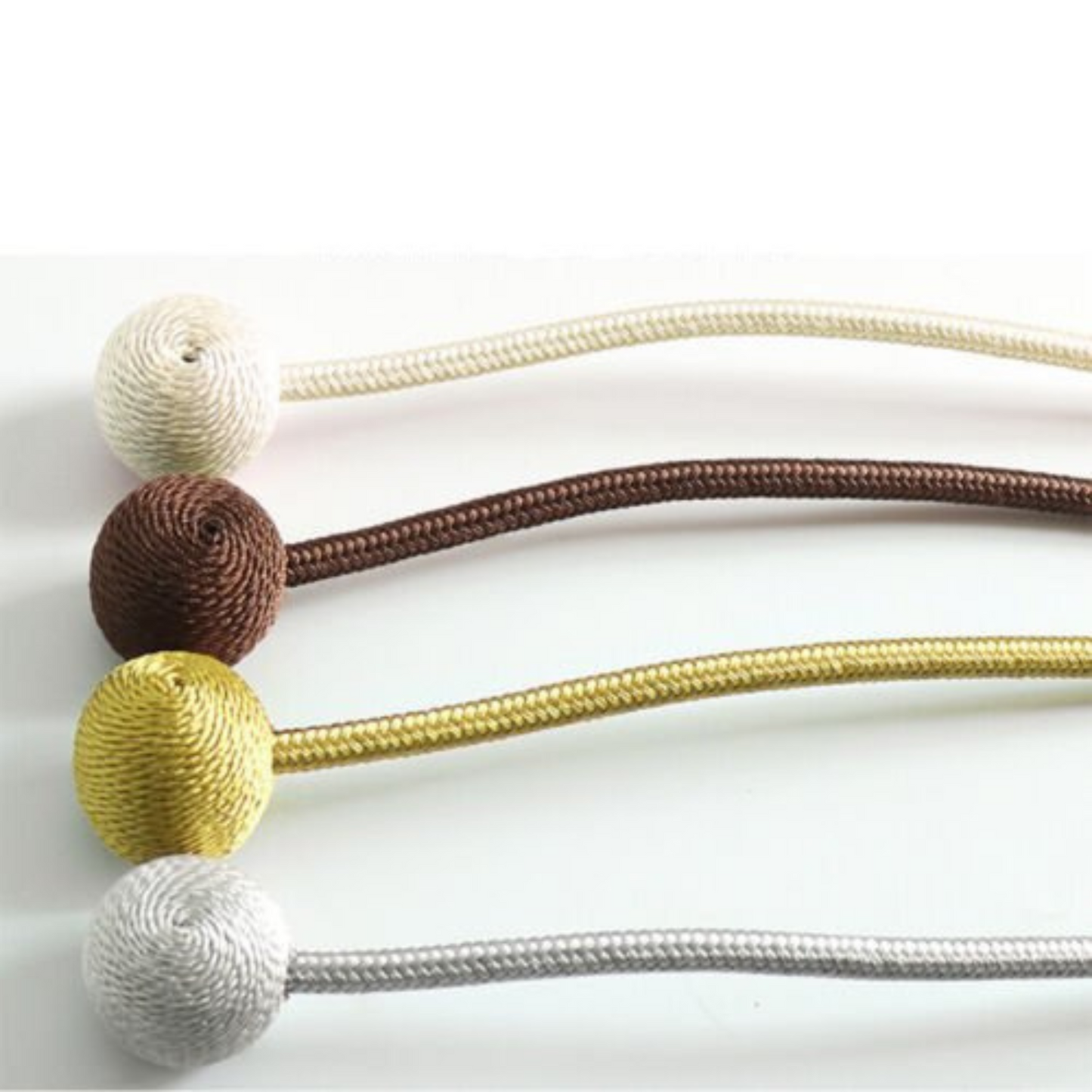 Magnetic Ball Curtain Tiebacks Hooks 2x